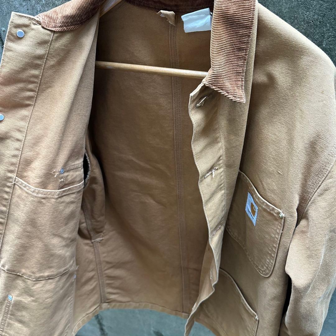 【USA製】carhartt チョアコート　裏地なし