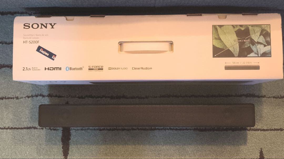 SONY HT-S200F サウンドバー