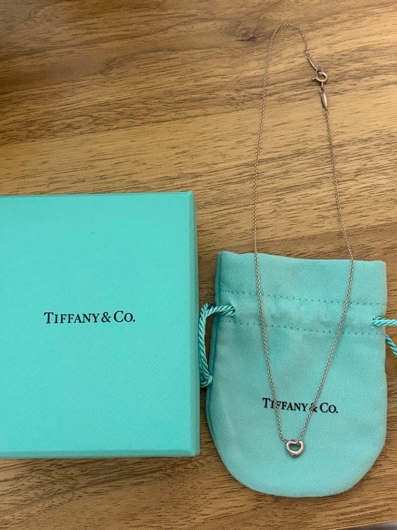 Tiffany ティファニー オープンハート ネックレス ミニ シルバー 925