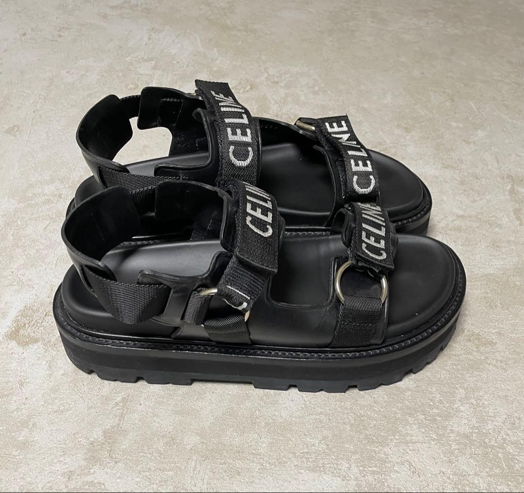 CELINE セリーヌ バルキーサンダル 厚底　サイズ40/27cm