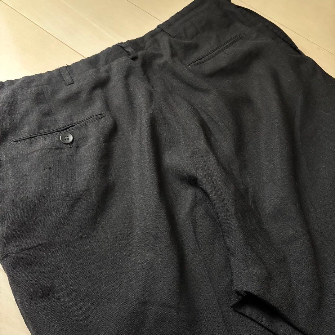 50s 60s コットンスラックス　ブラック　ヴィンテージ　ギャバスラ　usa製