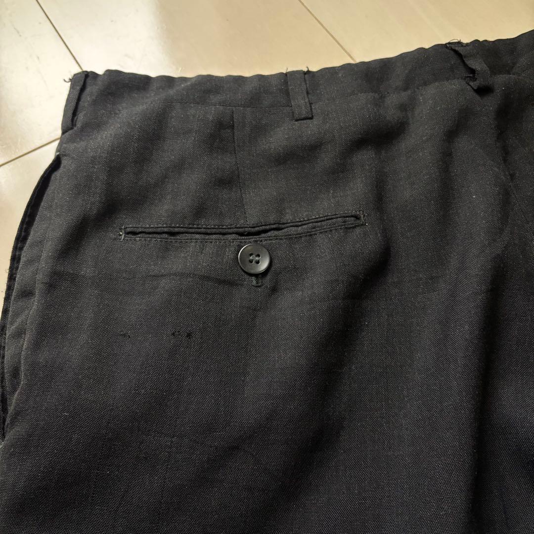 50s 60s コットンスラックス　ブラック　ヴィンテージ　ギャバスラ　usa製