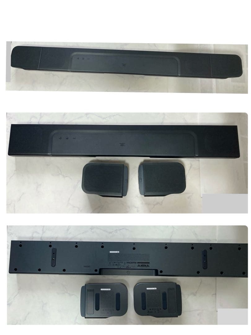 美品 使用数少 JBL サウンドバー BAR 1000箱有 ワイヤレスサラウンド