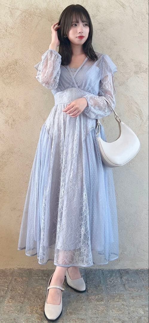 dazzlin MIXレースドレス