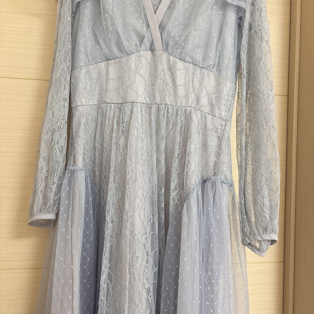 dazzlin MIXレースドレス