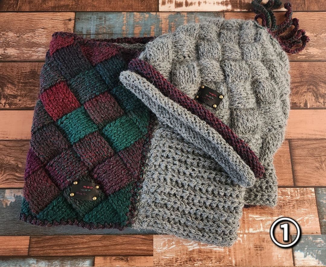 rieeir 様リクエスト　スヌード帽子セット