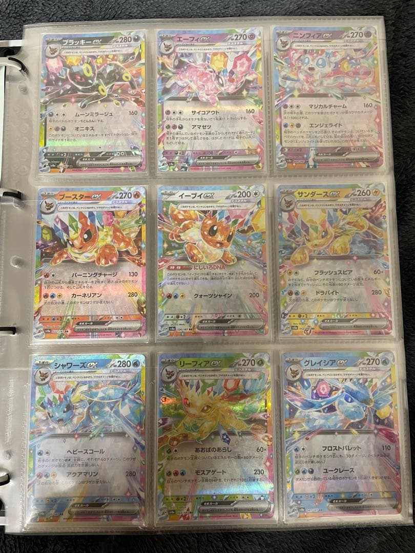 ポケモンカード　引退品　ブイズのみ　ファイル付き