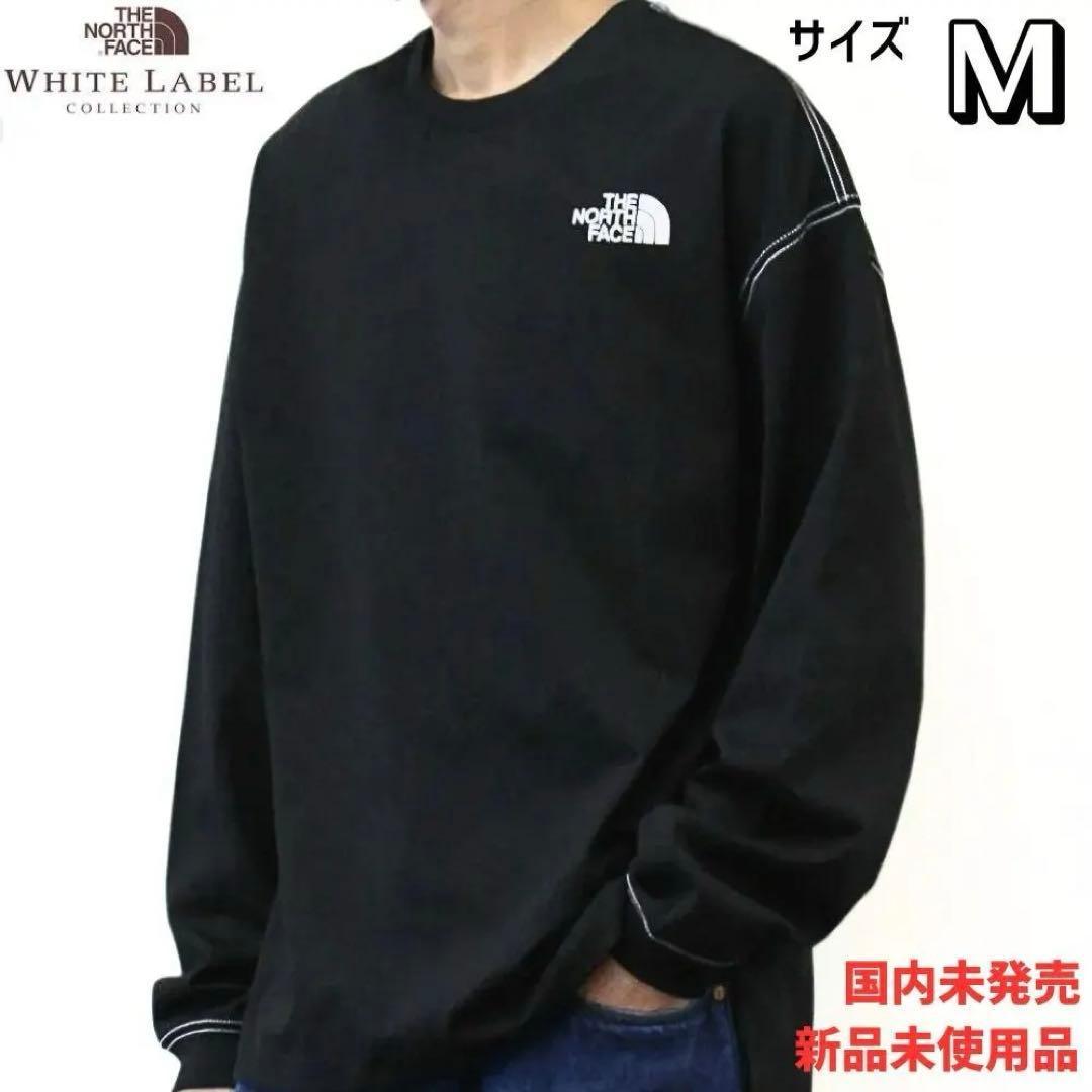 韓国　ノースフェイス M ルーズフィット　長袖Tシャツ　新品　国内未入荷　黒