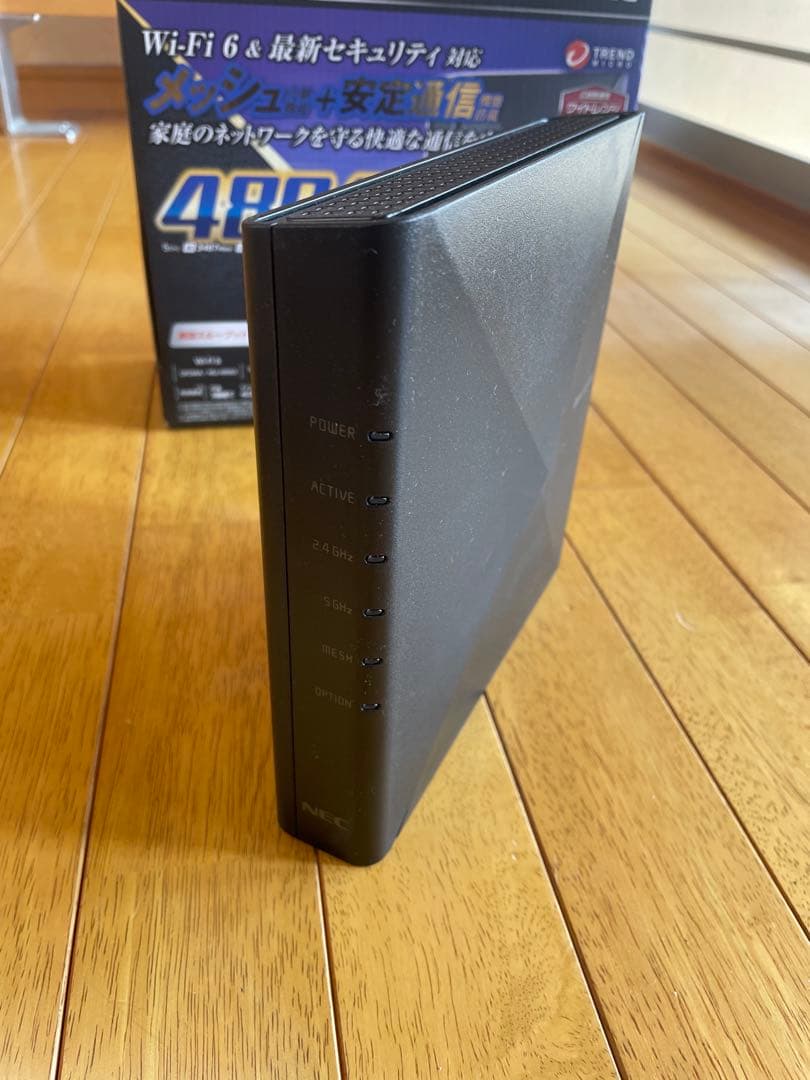 NEC Wi-Fi 6対応 無線ルーター PA-WX5400HP