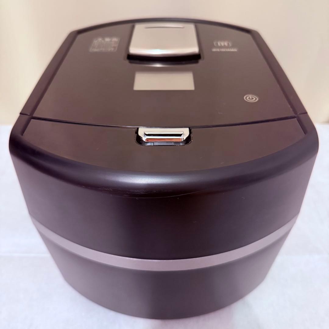 美品　アイリスオーヤマ 炊飯器 5.5合 IH 瞬熱真空釜 RC-IF50 黒