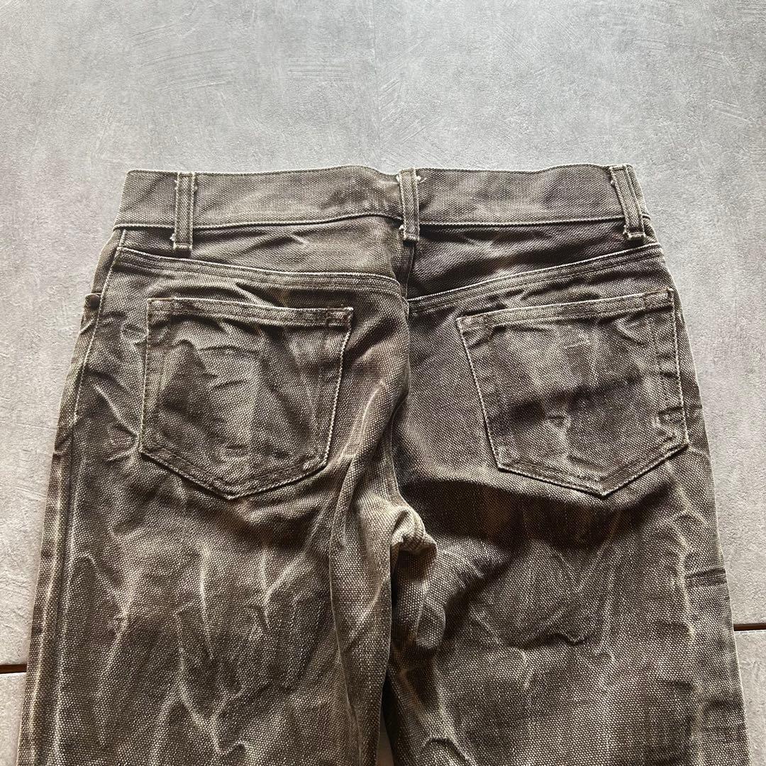 パンツ archive grunge fade damage denim pants