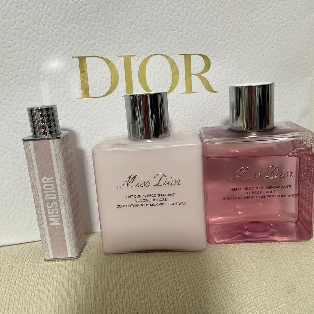 ❤️ミスディオール 3点セット甘くて素敵 ボディシャンプー ボデイミルク バーム