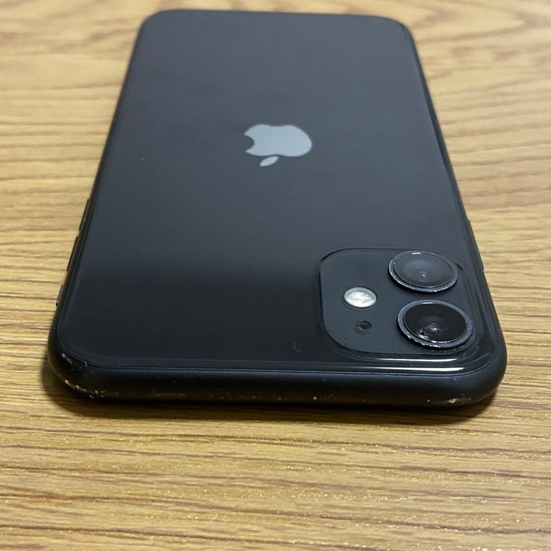 iPhone11 128GB ブラック【ガラスフィルム・ライトニングケーブル付】