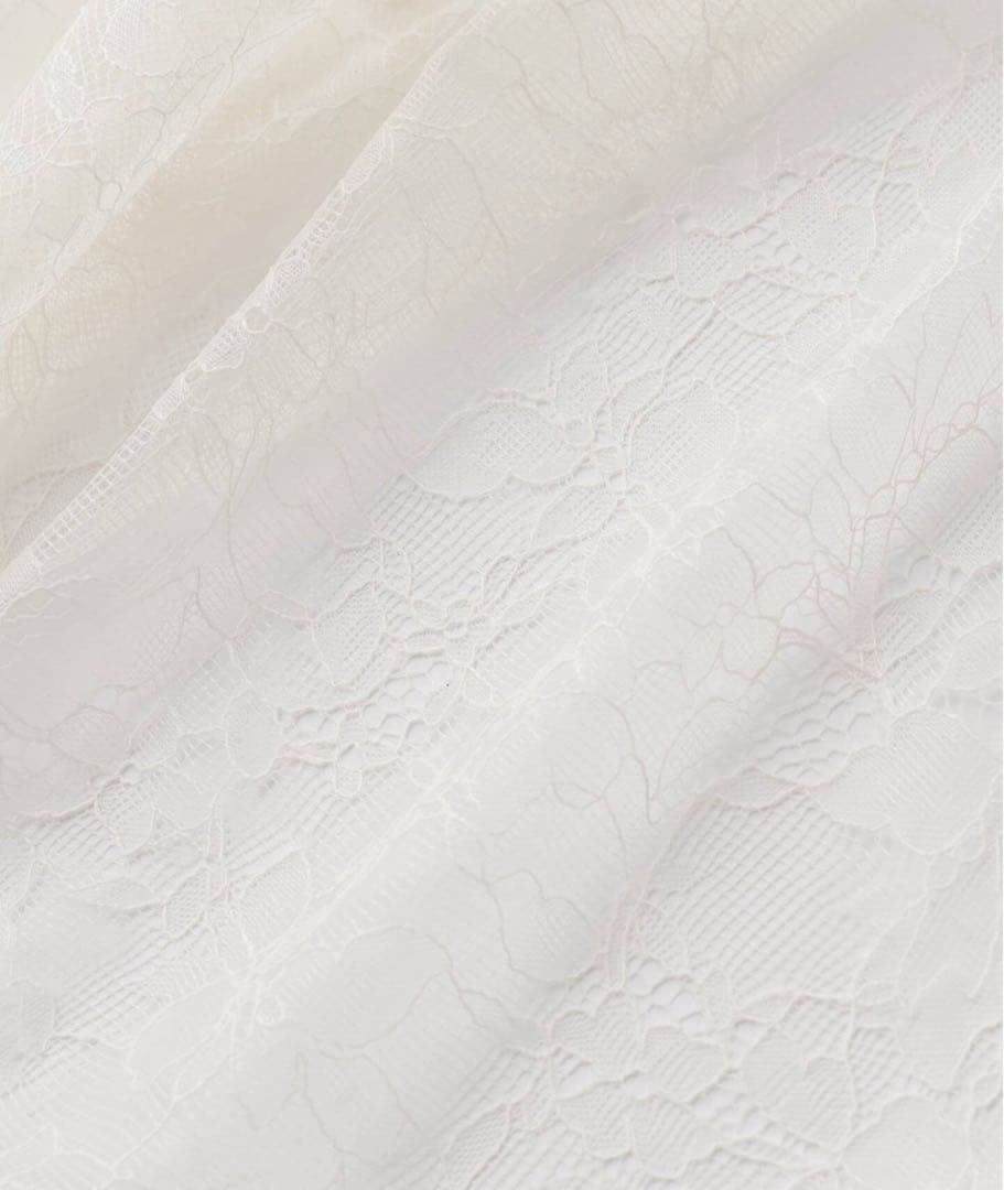 noble ラッセルレースギャザーキャミ　レース　キャミソール　完売品