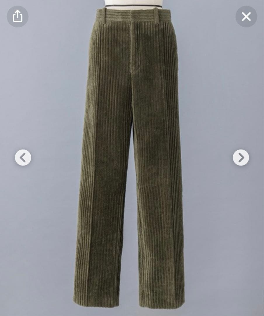 新品未使用✴︎BLAMINK コーデュロイストレートパンツ36