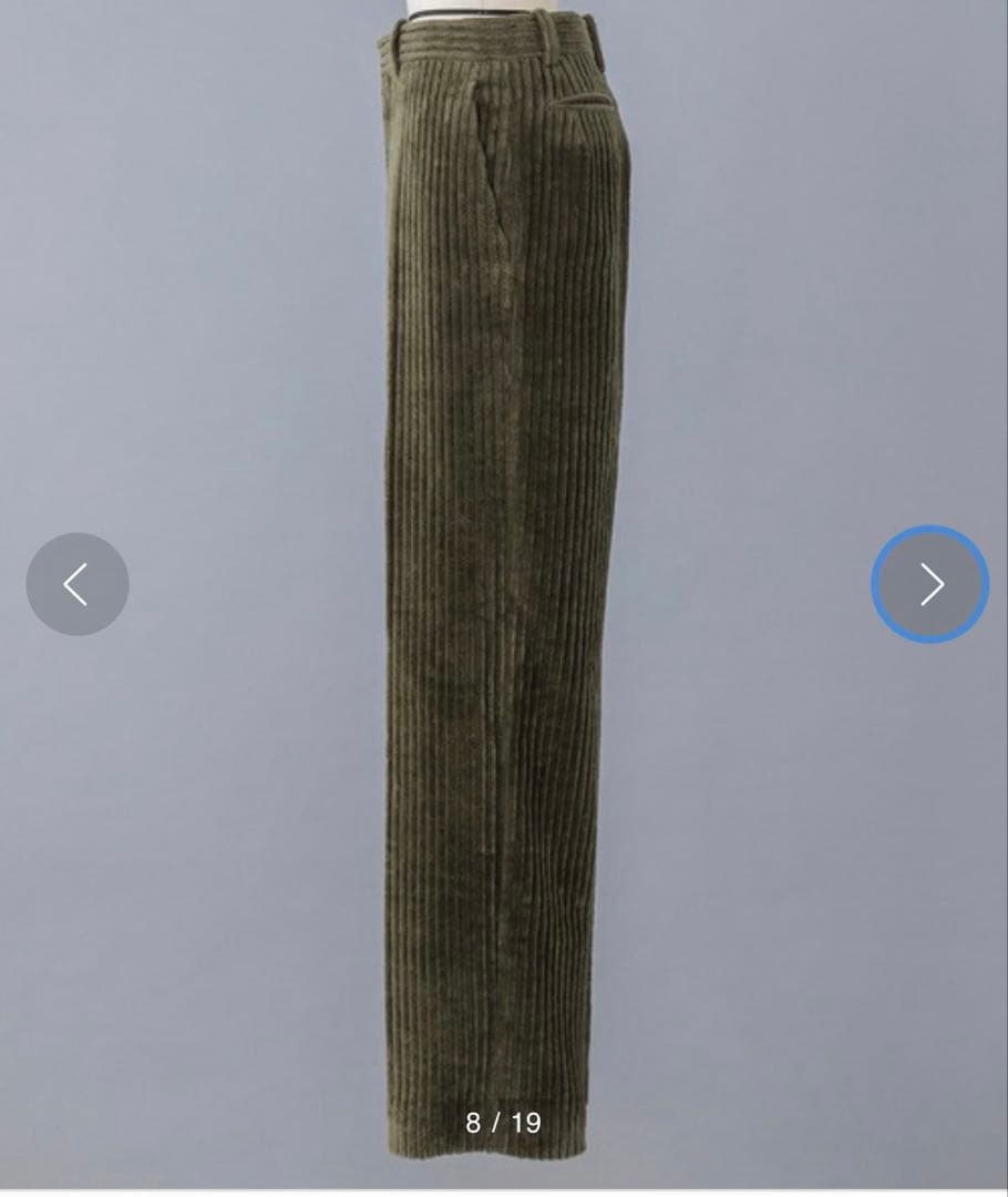 新品未使用✴︎BLAMINK コーデュロイストレートパンツ36