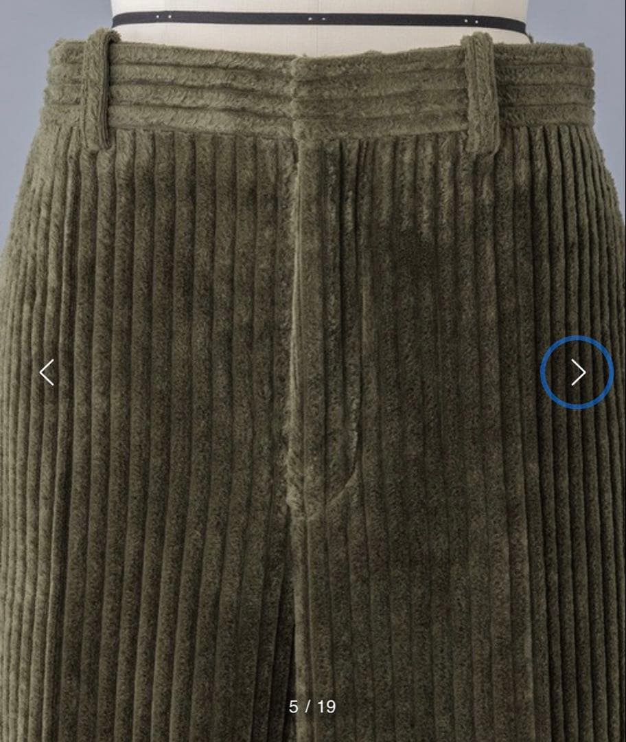 新品未使用✴︎BLAMINK コーデュロイストレートパンツ36