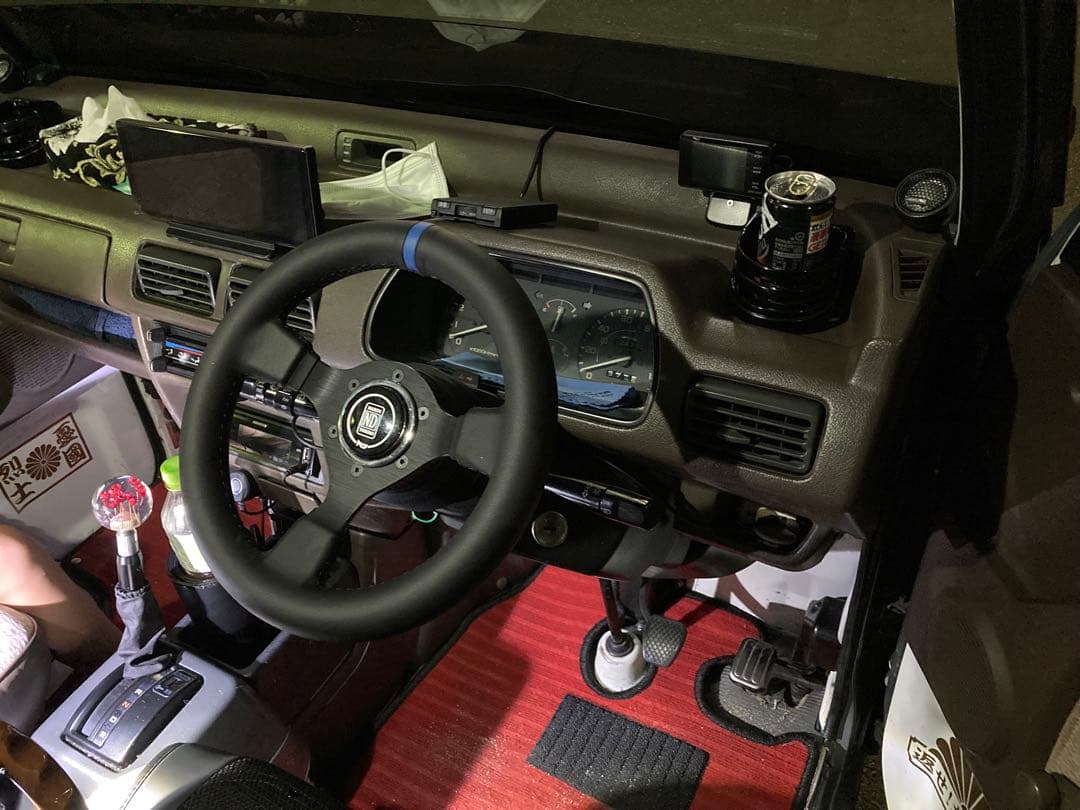 小径　ステアリングホイール 28cm 黒