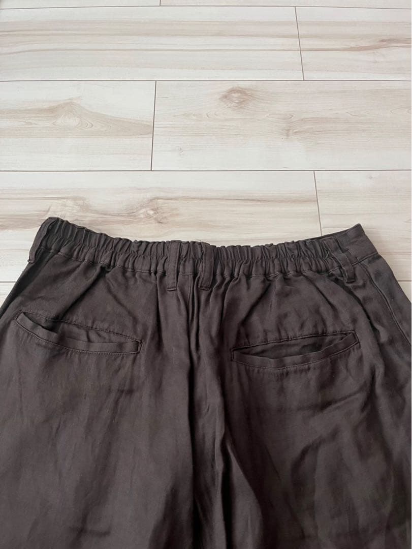 パンツ stein VIS/LI TWILL WIDE EASY TROUSERS