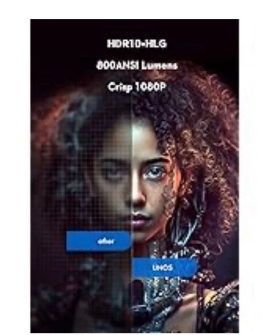 Netflix対応 超小型プロジェクター COI ブラック 高画質 コンパクト