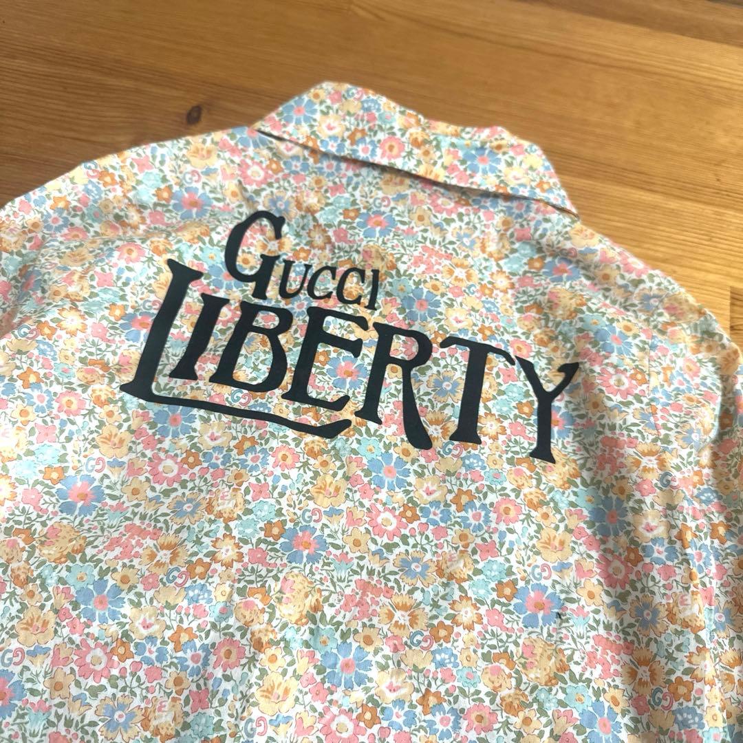 かなで☆ GUCCIグッチ　リバティ　キッズブラウス1110