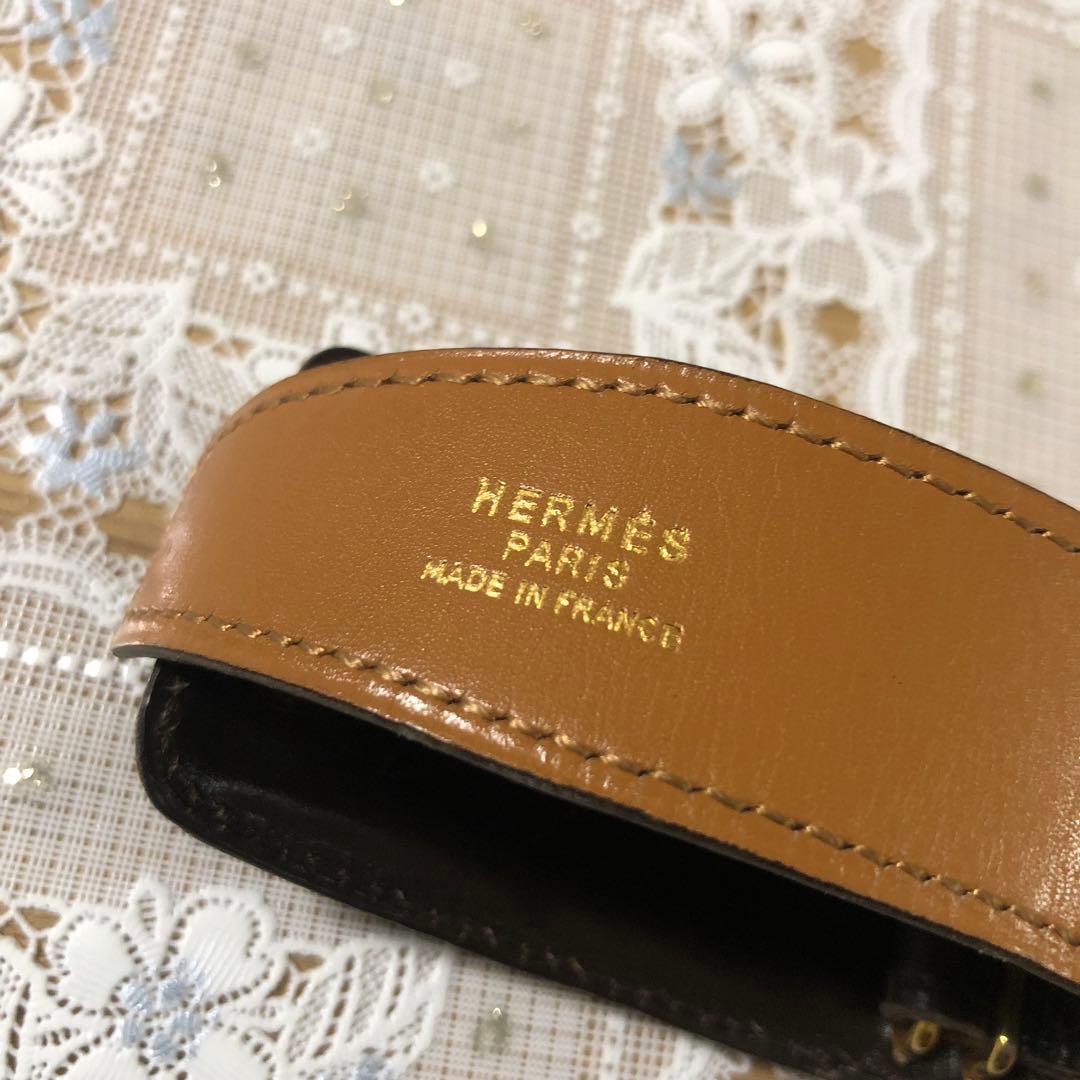 ♤エルメス￼♤ブラウン♤ベルト♤Hermès♤馬車♤