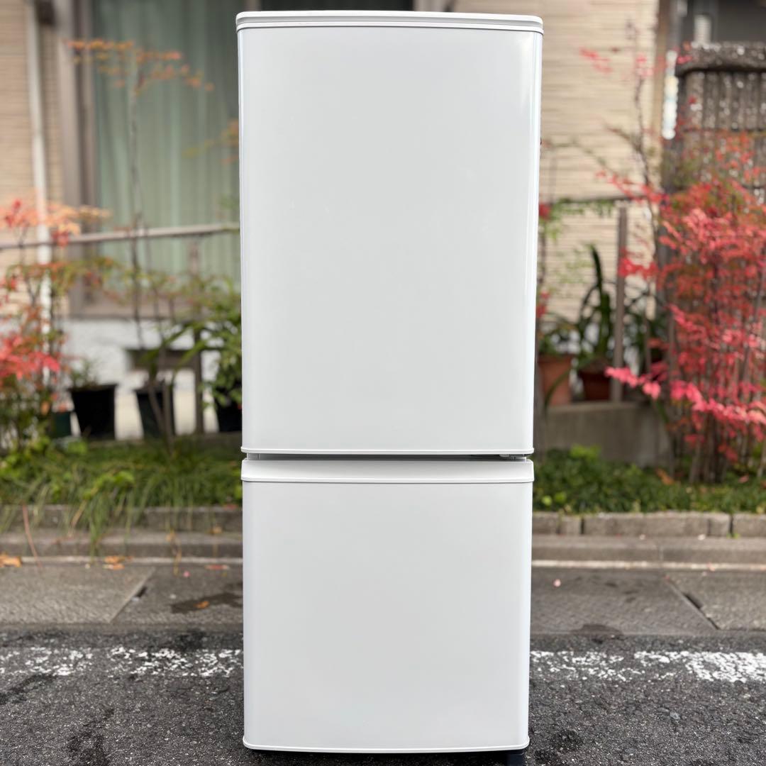 【2021年製】三菱ノンフロン冷凍冷蔵庫 MR-P15EG-W