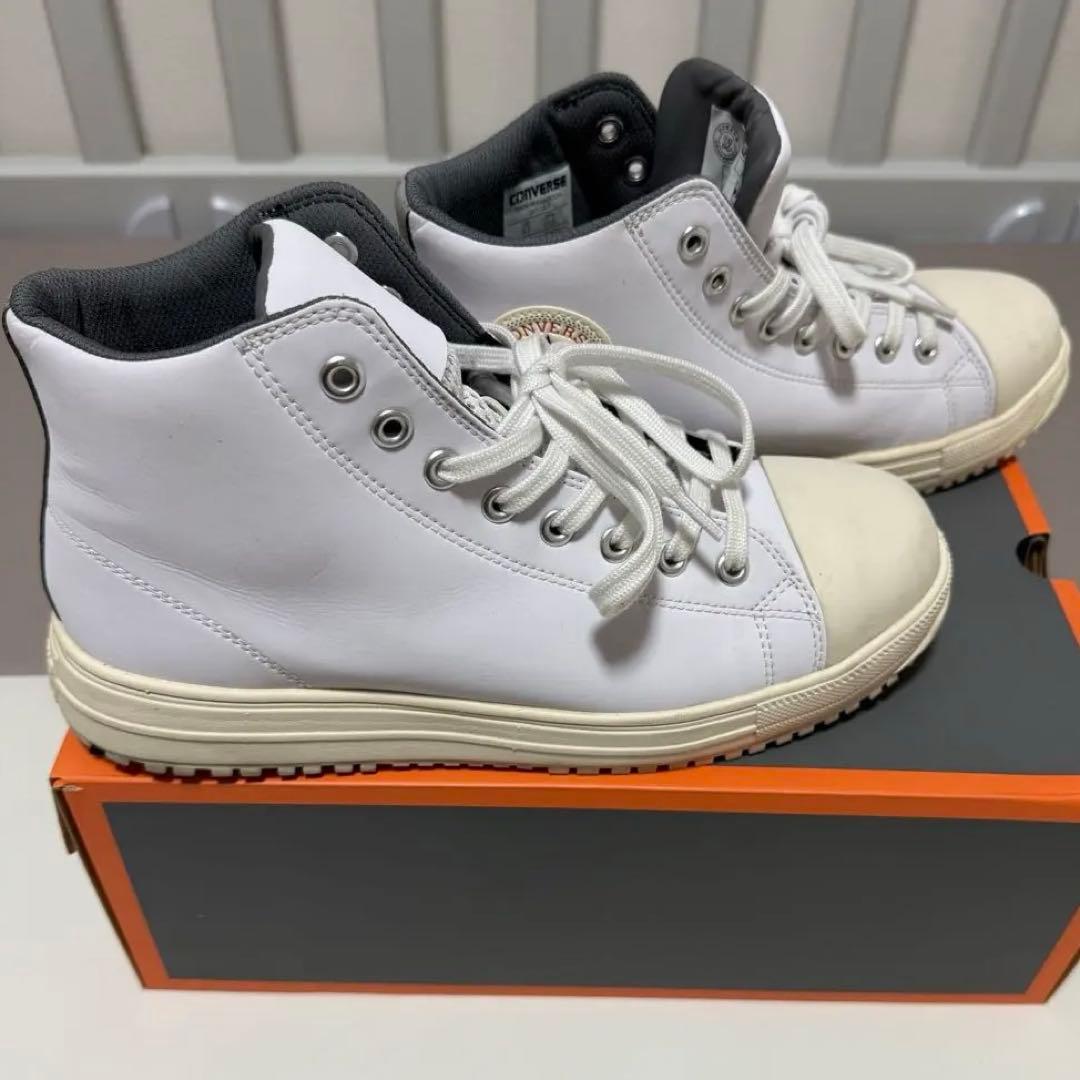 コンバース　オールスター　CPD ハイカット　安全靴　ホワイト