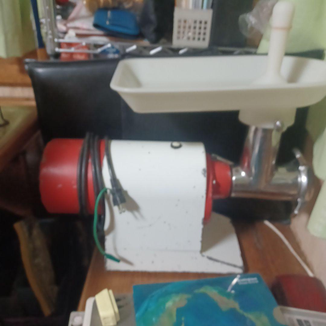 フードプロセッサー ホワイト・レッド