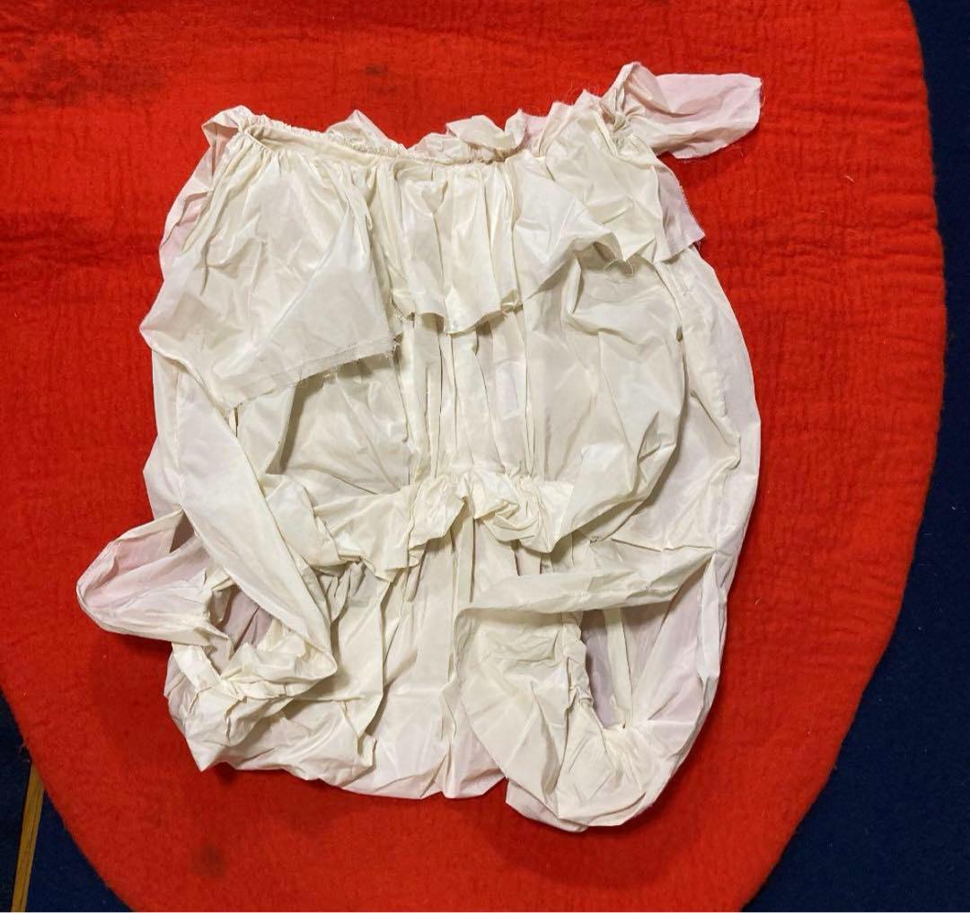 希少　ギャザー　コムデギャルソン　パンツ