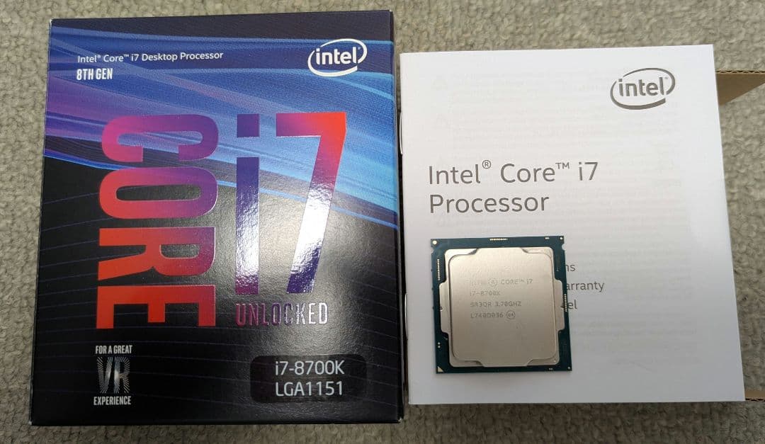 CPU Intel Core i7-8700K LGA1151 CPU