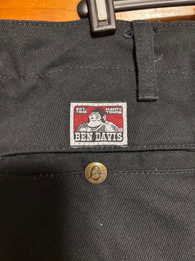 希少 綿100% BEN DAVIS ワークパンツ フリスコ 黒 frisko