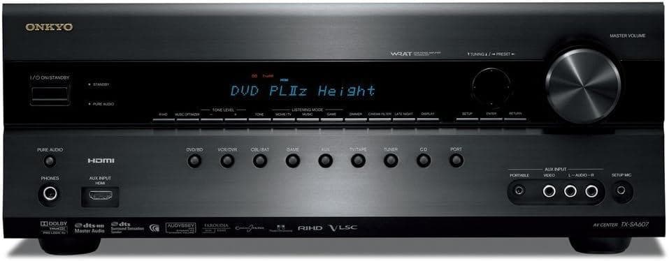 ONKYO TX-SA607 AVアンプ リモコン付き