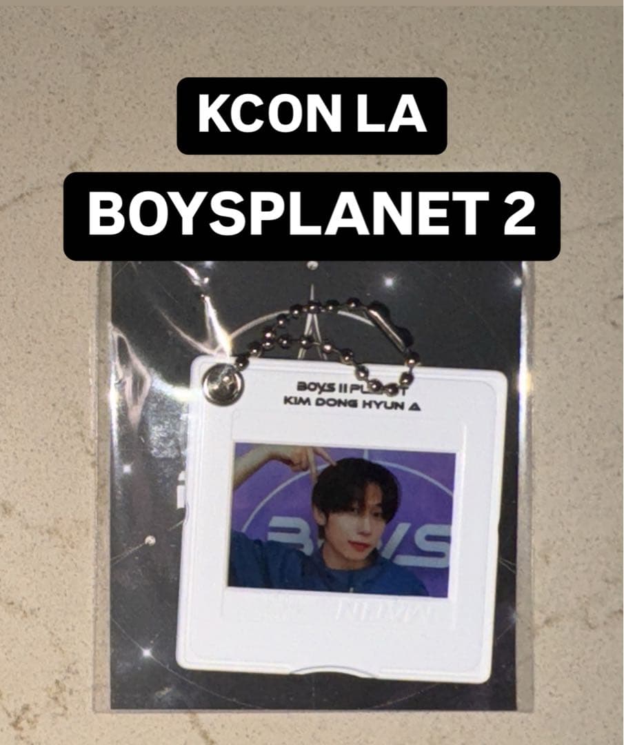 キムドンユン BOYSIIPLANET ボイプラ2 KCON LA キーホルダー