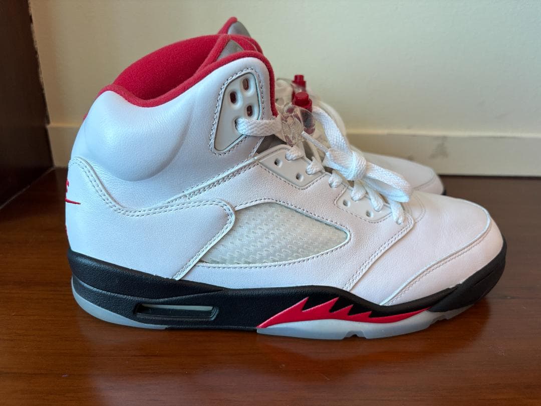 ナイキ エアジョーダン5 レトロ \"ファイアレッド\" 28.5cm