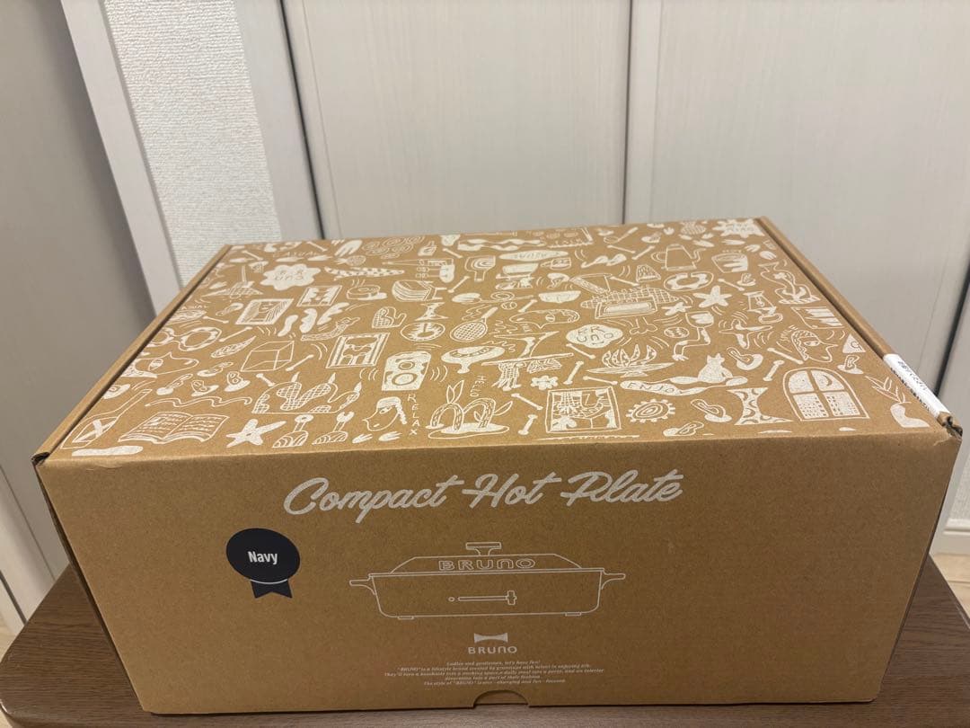 BRUNO コンパクトホットプレート ネイビー