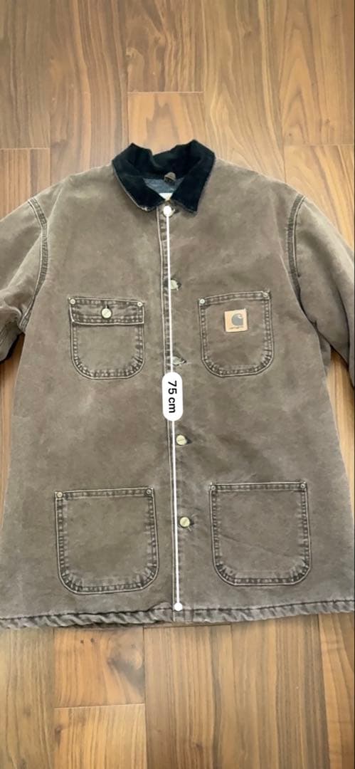 美品USA製 Carhartt ミシガンチョアコートOVY着◎