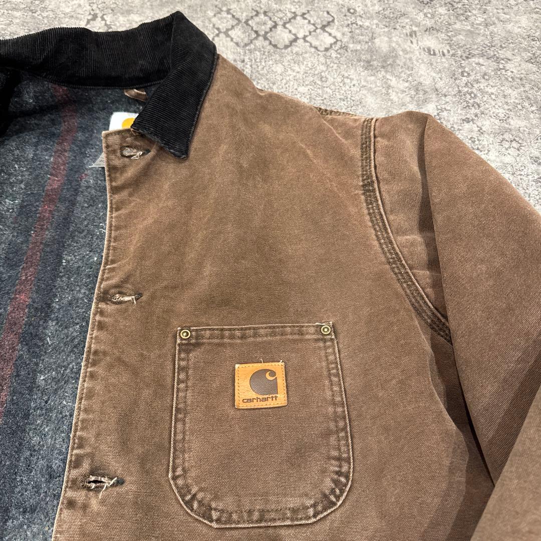 美品USA製 Carhartt ミシガンチョアコートOVY着◎