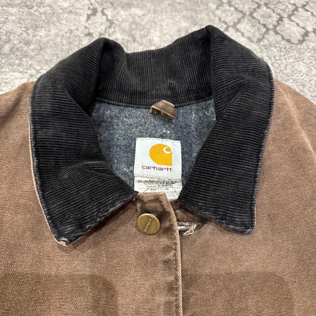 美品USA製 Carhartt ミシガンチョアコートOVY着◎