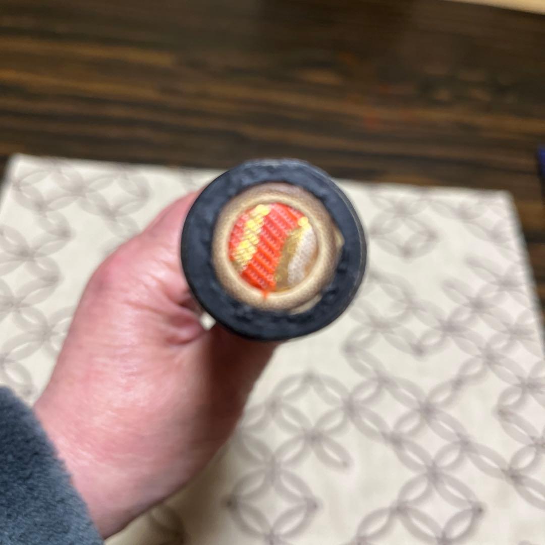 ③天然煤竹　８割り管籐巻龍笛　ケース、笛袋付