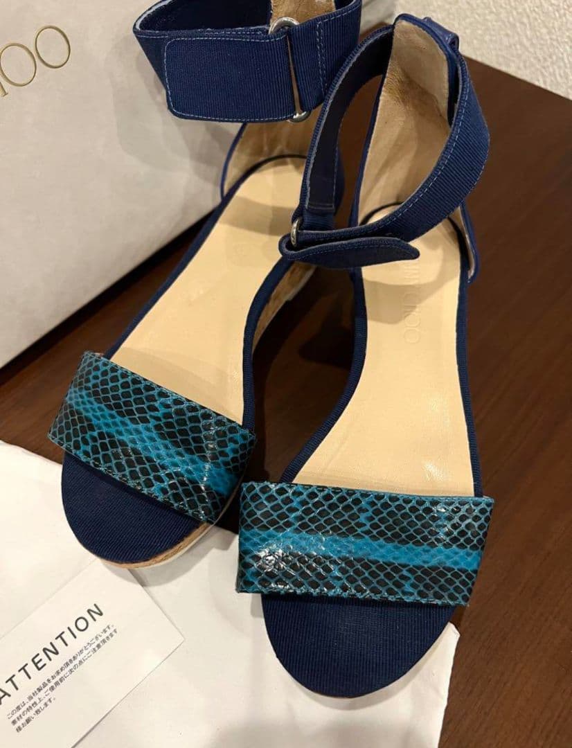 最終価格！JIMMY CHOO　ウェッジソール　サンダル　定価72000円