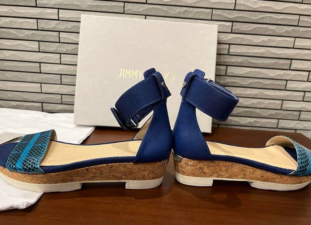 最終価格！JIMMY CHOO　ウェッジソール　サンダル　定価72000円