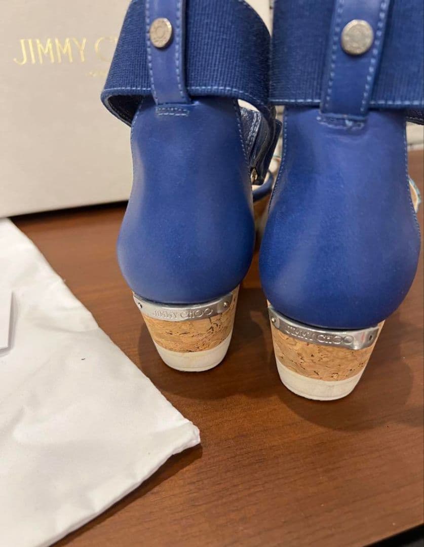 最終価格！JIMMY CHOO　ウェッジソール　サンダル　定価72000円