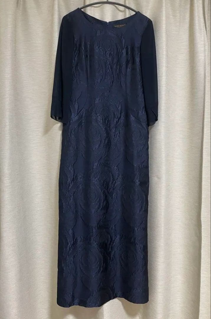 SOIR DOLCE ネイビー　マザーズドレス　M