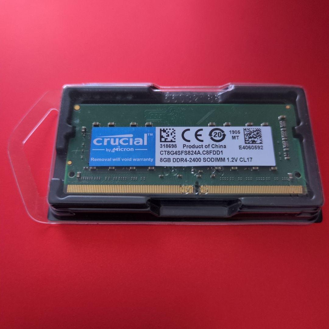 crucial 8GB DDR4-2400 SO-DIMM メモリ