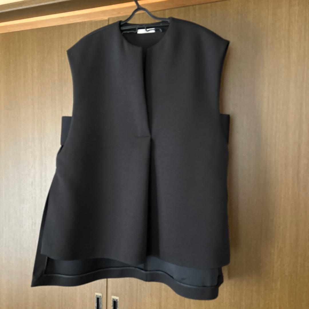 LE PHIL ノースリーブチュニック ブラック