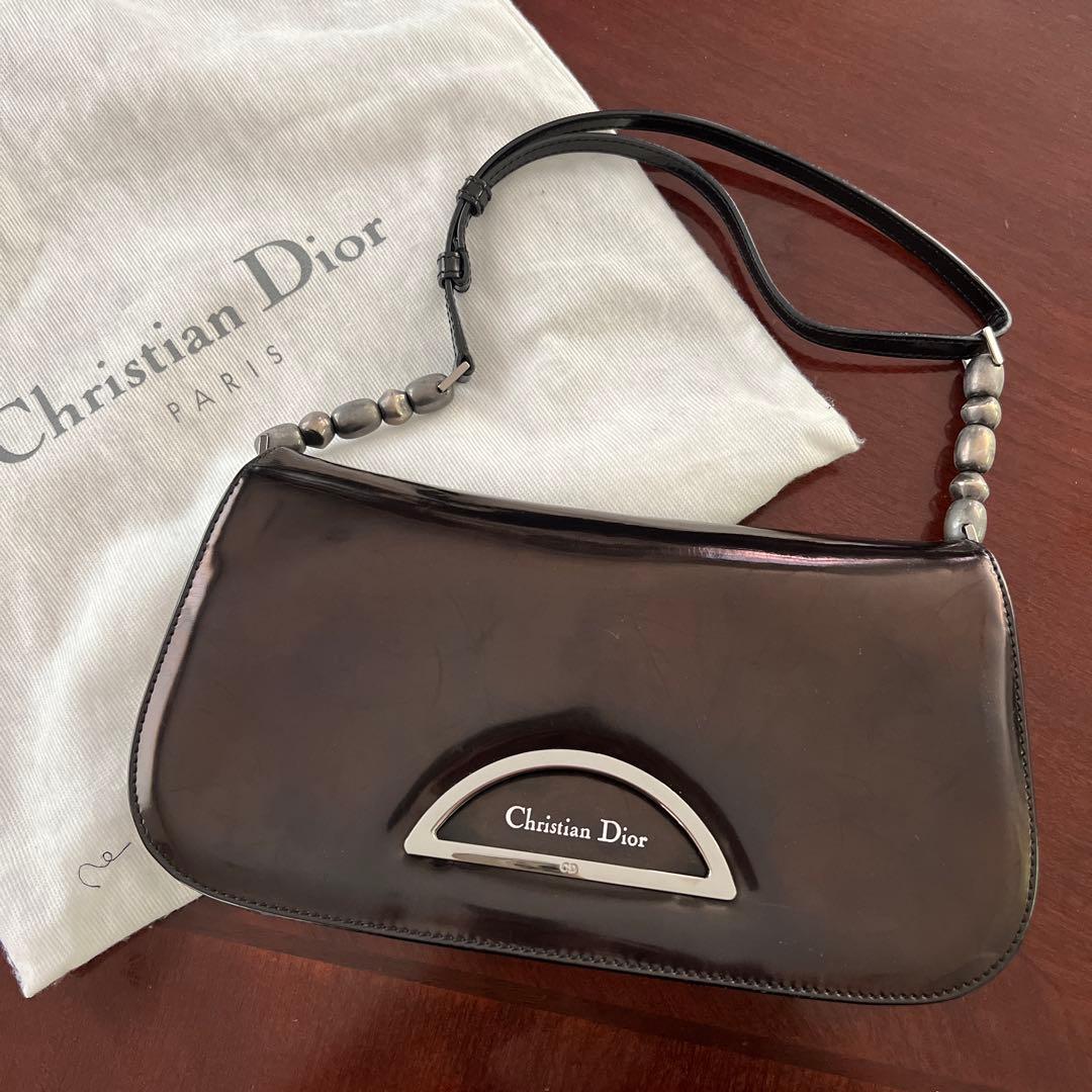 Christian Dior マリスパール ブラックエナメル⭐︎ヴィンテージ⭐︎