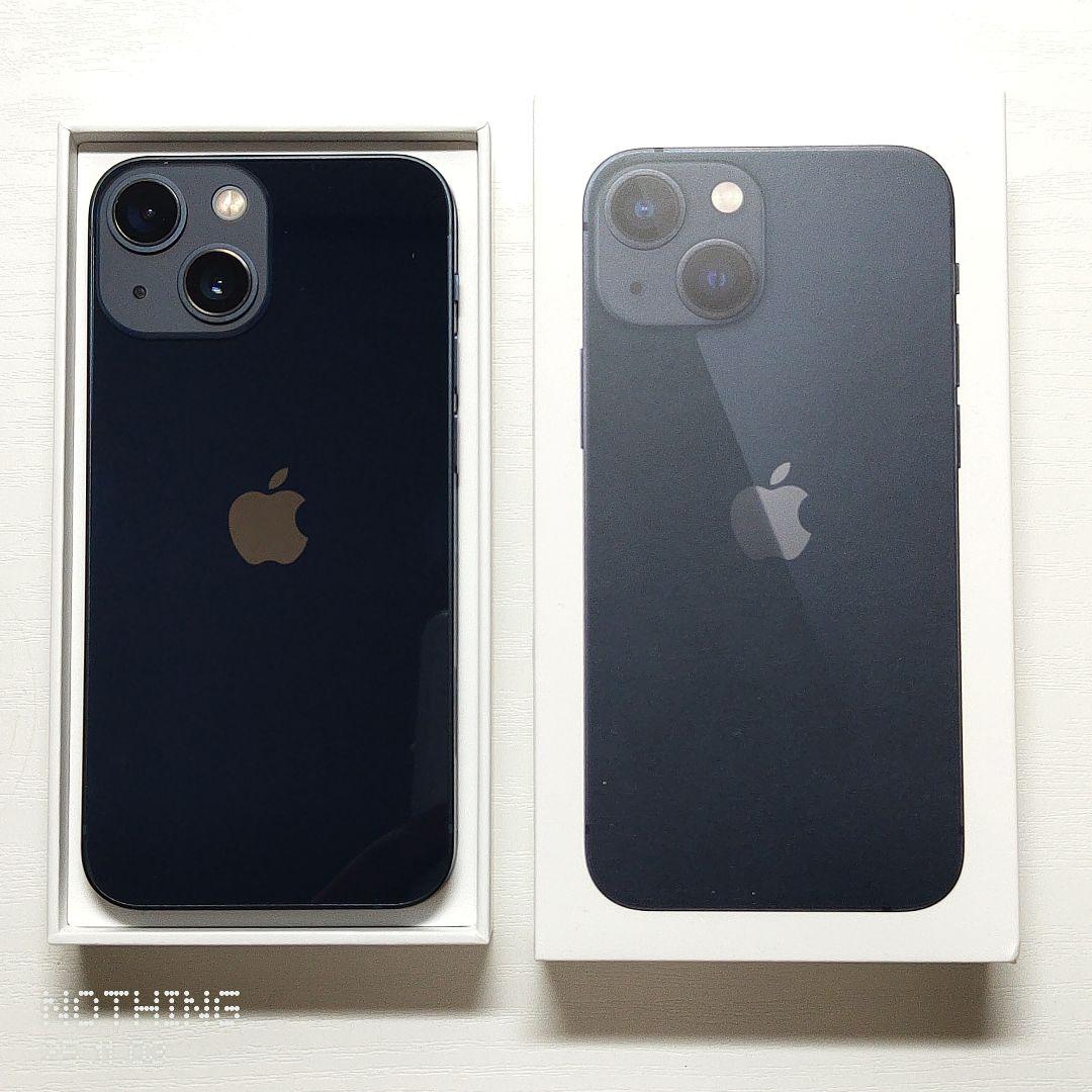 超美品 iPhone 13 mini 128GB ブラック 完品 SIMフリー