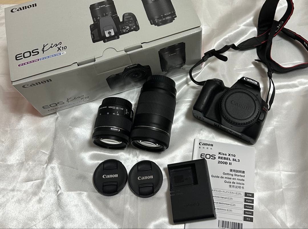 【美品】Canon EOS Kiss X10 ダブルレンズセット