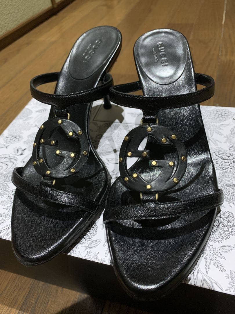 新品・未使用　GUCCI ミュール／サンダル 22.5cm